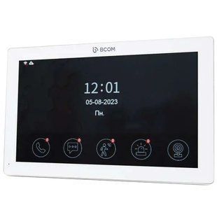 BCOM BD-1070FHD/T White Відеодомофон, Білий