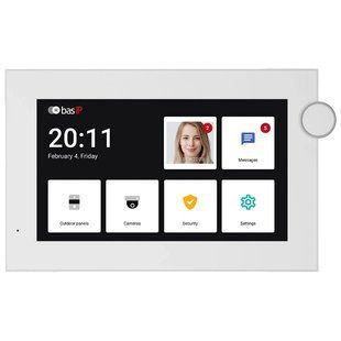 Bas-IP AZ-07LF white Android 7" Wi-Fi Відеодомофон, Білий