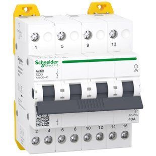 Schneider Electric iSSW Acti9 4P 40A Перемикач 3-х позиційний