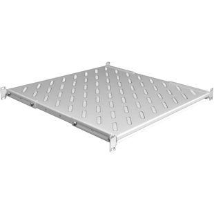 19" Полиця 4 точки кріпл. 500мм, Сірий