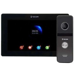 BCOM BD-770FHD/T Black Kit Комплект відеодомофона