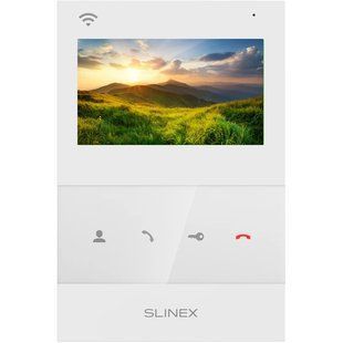 SQ-04N Cloud 4.3" дюйми (white) Відеодомофон Slinex, Білий