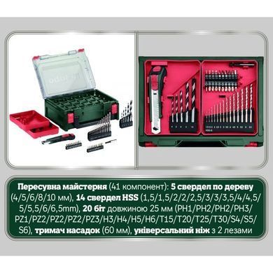 Metabo PowerMaxx BS Basic Mobile Workshop (600080710) Акумуляторний шуруповерт
