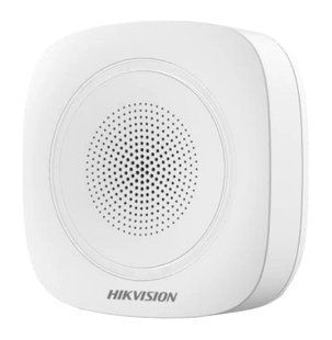 Hikvision DS-PS1-I-WE-Red (червоне підсвічування) Бездротова внутрішня сирена