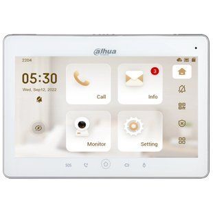 DHI-VTH5241DW-S2 Відеодомофон, Білий