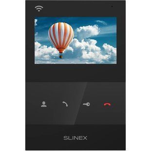 SQ-04N Cloud 4.3" дюйми (black) Відеодомофон Slinex, Чорний