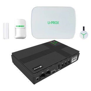 U-Prox MPX G White + Mini UPS у подарунок Комплект охорони