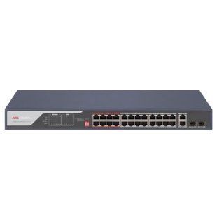 Hikvision DS-3E0326P-E(C) PoE Комутатор 28 портів некерований