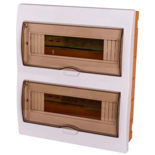 Enext e.plbox.stand.w.24k Корпус пластиковий 24-модульний вбудований