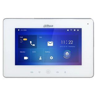 DHI-VTH5221DW-S2 7" дюймів Відеодомофон Dahua, Білий
