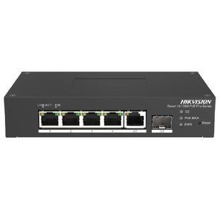 Hikvision DS-3T1306P-SI/HS PoE Комутатор 6 портів керований