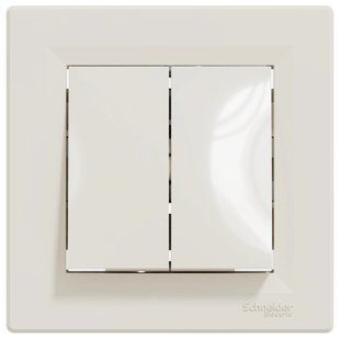 Schneider Electric Asfora EPH0300123 Вимикач двоклавішний самозатискний