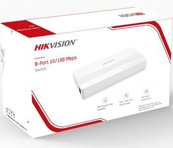 Hikvision DS-3E0108D-E Комутатор 8 портів некерований