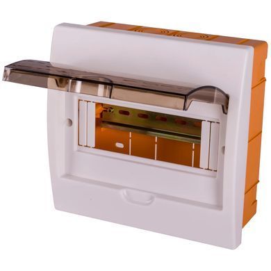 Enext e.plbox.stand.w.08k Корпус пластиковий 8-модульний вбудований