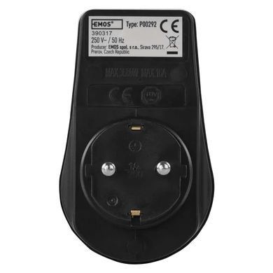 EMOS P00292 16A 250V IP44 Розетка з вимикачем