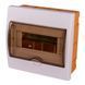 Enext e.plbox.stand.w.08k Корпус пластиковий 8-модульний вбудований