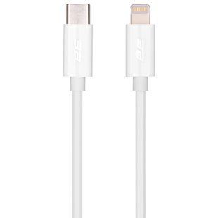 2E Type-C GlowUSB-C > Lightning Кабель заряджання/синхронізації 1м білий