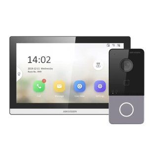 Hikvision WI-FI DS-KV6113-WPE1(C)+ DS-KH6350-WТE1 "Стандарт" Комплект відеодомофона