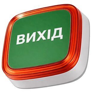 Ajax EN54 FireProtect (VAD) white пожежний світловий "ВИХІД" Cповіщувач