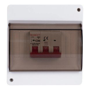 Enext e.plbox.stand.n.06k Корпус пластиковий 6-модульний навісний