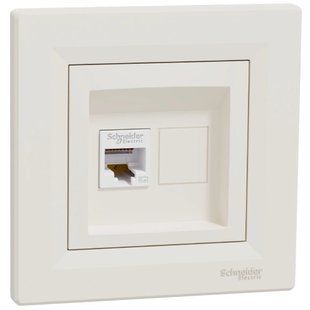 Schneider Electric Asfora EPH4300123 РОЗЕТКА КОМП'ЮТЕРНА RJ45 UTP КАТ. 5Е