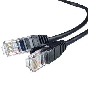 UTP CAT5e Патч-корд чорний 1м