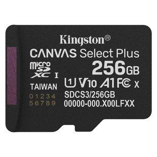 Kingston microSD 256GB C10 UHS-I A1 V10 R150MB/s Карта пам'яті