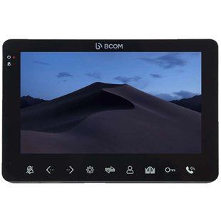 BCOM BD-780 Black Відеодомофон, Чорний