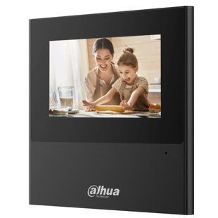 DHI-VTH2611L-WP-BE 4.3" дюймів Wi-Fi Відеодомофон Dahua, Чорний