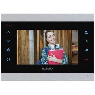 Slinex SL-07N Cloud 7" дюймів silver/black Відеодомофон, Чорний