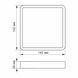 VIDEX 12W 5000K 220V LED світильник накладний квадрат
