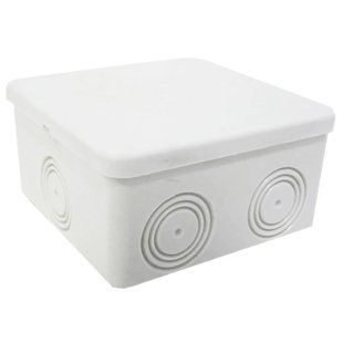 Коробка (32-21040-808) розподільна 80х80х40 сіра гладкостінна