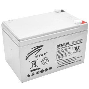 AGM RITAR RT12120B 12V 12Ah Акумуляторна батарея