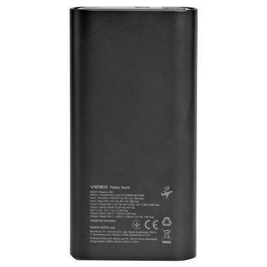 VIDEX VPB-320 22.5W Black 20000mAh Повербанк