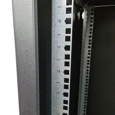 EServer 21U 600х600х1036 скло, чорна Шафа