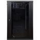 EServer 21U 600х600х1036 скло, чорна Шафа