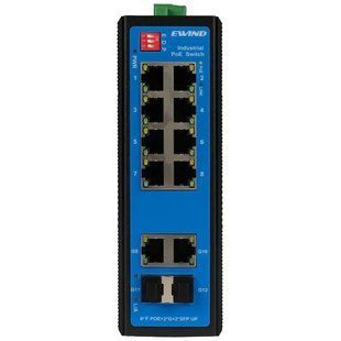 Ewind EW-PIS1712-8FE PoE Комутатор 12 портів некерований