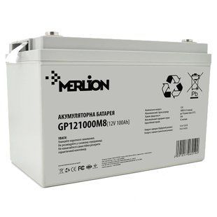 MERLION AGM GP121000M8 12V 100Ah Акумуляторна батарея