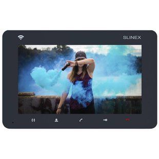 Slinex SM-07N Cloud 7" дюймів grafit Відеодомофон, Чорний