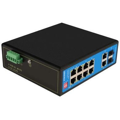 Ewind EW-PIS1712-8FE PoE Комутатор 12 портів некерований