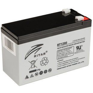 Ritar RT1290 12V 9Ah grey Акумуляторна батарея