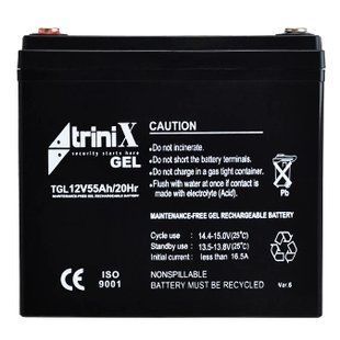Trinix 12В Акумулятор гелевий 55 А&bull;г
