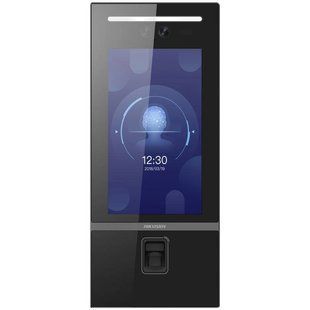 DS-KD9613-FE6 Панель виклична Hikvision з функцією розпізнавання облич, Чорний