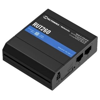 Teltonika RUT260 з 4G LTE, Wi-Fi Промисловий стільниковий маршрутизатор