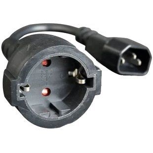 C14 - Schuko 15 см 3*0.75 мм Кабель перехідник