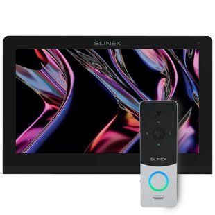 Nexo 10 black + ML-20HD (silver/black) Комплект Slinex, Чорний