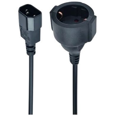 C14 - Schuko 15 см 3*0.75 мм Кабель перехідник