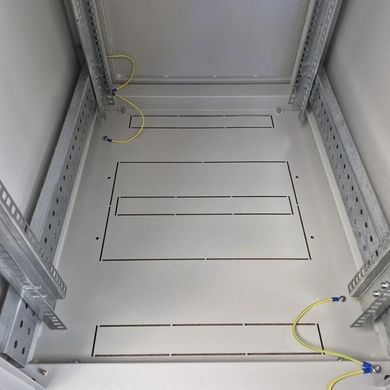 EServer 24U-600х800, скло, сіра Шафа підлогова