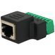 RJ-45(F) (8 контактів) з клемами під кабель Роз'єм