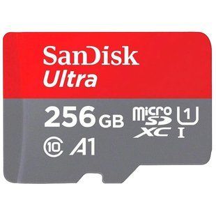 SanDisk 256GB class 10 UHS-I Ultra (SDSQUAC-256G-GN6MN) Карта пам'яті